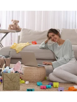 Aufbewahrungskorb in Natur