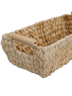 Aufbewahrungskorb in Natur - (B)43 x (H)13,5 x (T)19 cm