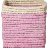 Aufbewahrungskorb in Rosa - (B)20 x (H)20 x (T)20 cm