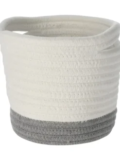 Aufbewahrungskorb in weiß