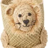 Aufbewahrungskorb "Lion" in Beige - (H)34 x Ø 20 cm