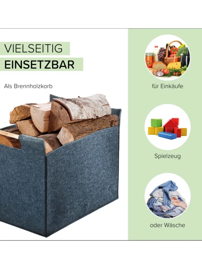 Aufbewahrungskorb LOGCARRYALL31 in Grau