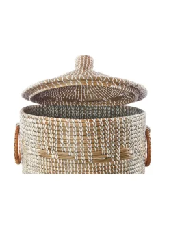 Aufbewahrungskorb WOMAWHITE in Beige