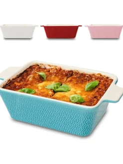Auflaufform aus Keramik für 2 Personen - Für Lasagne, Tiramisu &