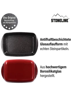 Auflaufform in Rot - (L)23 x (B)15 cm