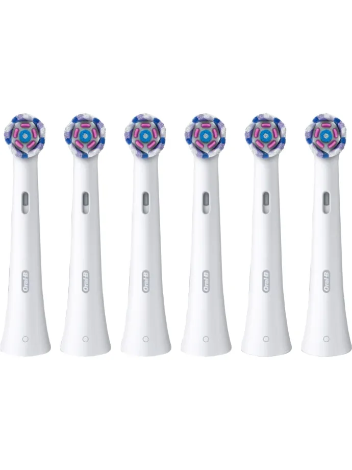 Aufsteckbürsten "iO - Strahlendes Weiß" in Weiß (6er-Pack)