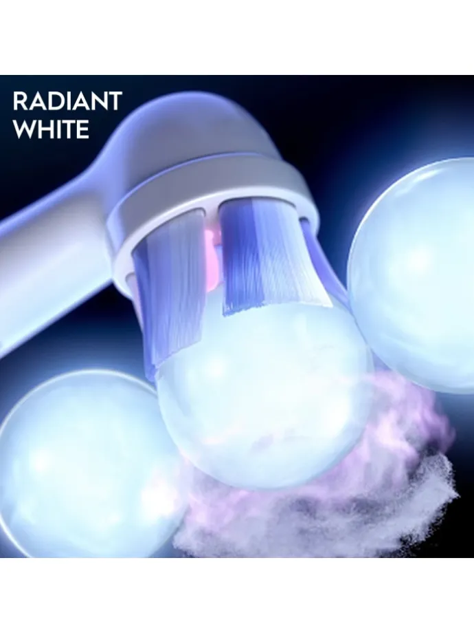 Aufsteckbürsten "iO - Strahlendes Weiß" in Weiß (6er-Pack)