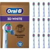 Aufsteckbürsten "Pro 3D White" in Weiß (12er-Pack) - Box