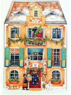 Aufstell-Adventskalender - Im Weihnachtshaus