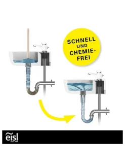 Ausgussreiniger in Hellblau - (H)40,5 cm