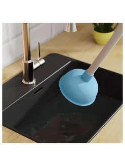 Ausgussreiniger in Hellblau - (H)40,5 cm