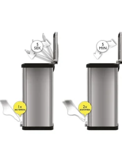 Automatik-Tretabfalleimer 