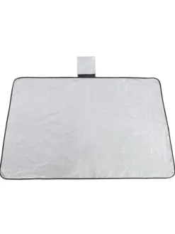 Auto-Scheibenabdeckung in Schwarz/ Silber - (L)96 x (B)156 cm