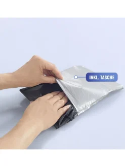 Auto-Scheibenabdeckung in Schwarz/ Silber - (L)96 x (B)156 cm