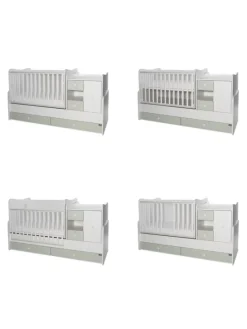 Baby- und Kinderbett Mini Max in grün