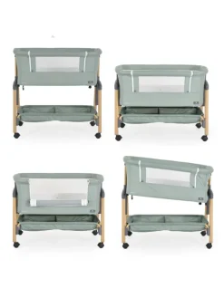 Babybett, Beistellbett Adoro in grün