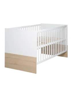 Babymöbel Set Gabriella 2-tlg. Bicolor mit Bett & Wickelkommode