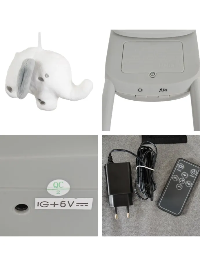 Babywippe elektrisch Rocky Kissen in natur