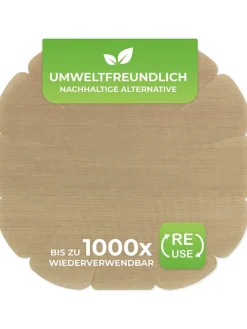 Backfolien-Zuschnitt in Hellbraun - Ø 40 cm