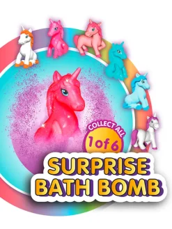 Badebombe "Glibbi Unicorn Surprise" - ab 3 Jahren (Überraschungsprodukt)