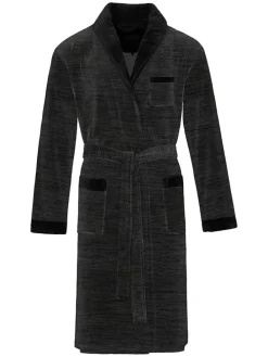 Bademantel "Alberto" in Schwarz