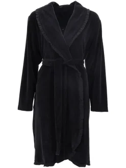 Bademantel "Ariel" in Schwarz
