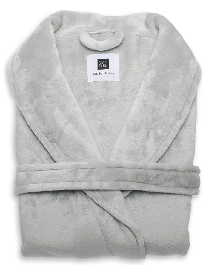 Bademantel "Cara" in Grau