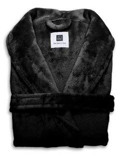 Bademantel "Cara" in Schwarz