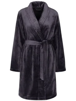 Bademantel in Anthrazit