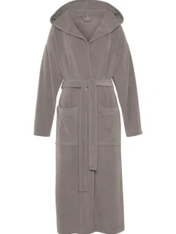 Bademantel in Grau
