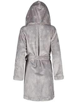 Bademantel in Grau