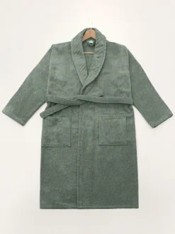 Bademantel in Grün