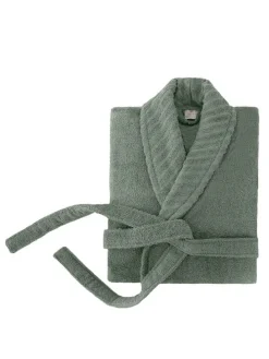 Bademantel in Grün