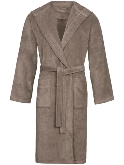 Bademantel "Life" in Taupe