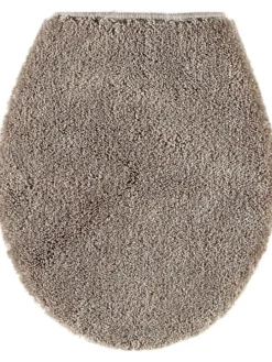 Badematte in Braun/ Grau/ Schwarz