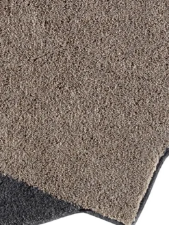 Badematte in Braun/ Grau/ Schwarz