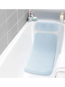 Badematte in Hellblau - (L)80 x (B)40 cm