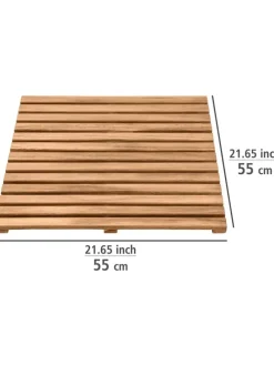 Baderost in Hellbraun - (L)55 x (B)55 cm
