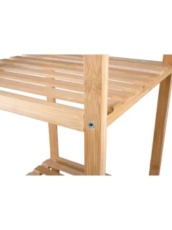 Badezimmerregal in Hellbraun - (B)33 x (H)77,5 x (T)32 cm