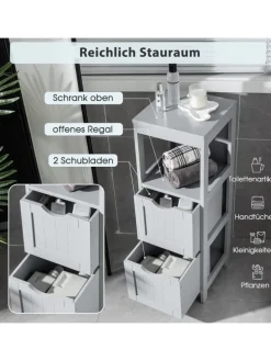 Badezimmerschrank in Grau