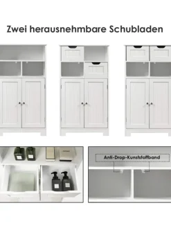 Badezimmerschrank in Weiß