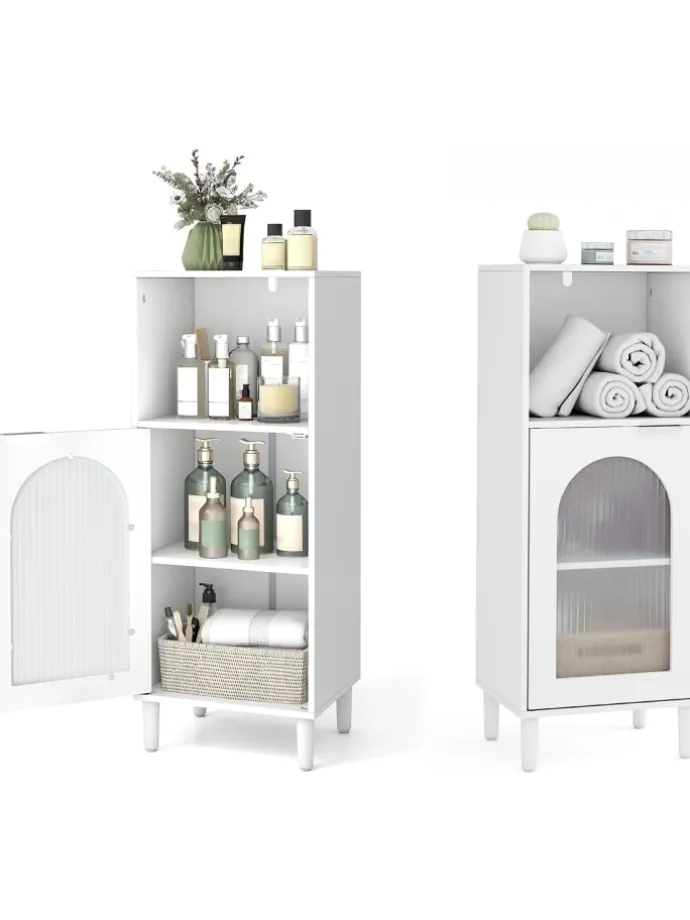 Badezimmerschrank in Weiß