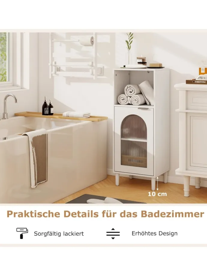 Badezimmerschrank in Weiß