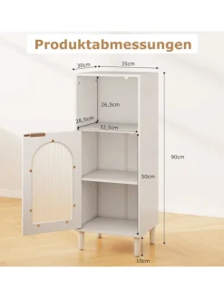 Badezimmerschrank in Weiß