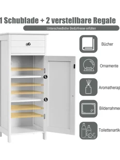 Badezimmerschrank in Weiß