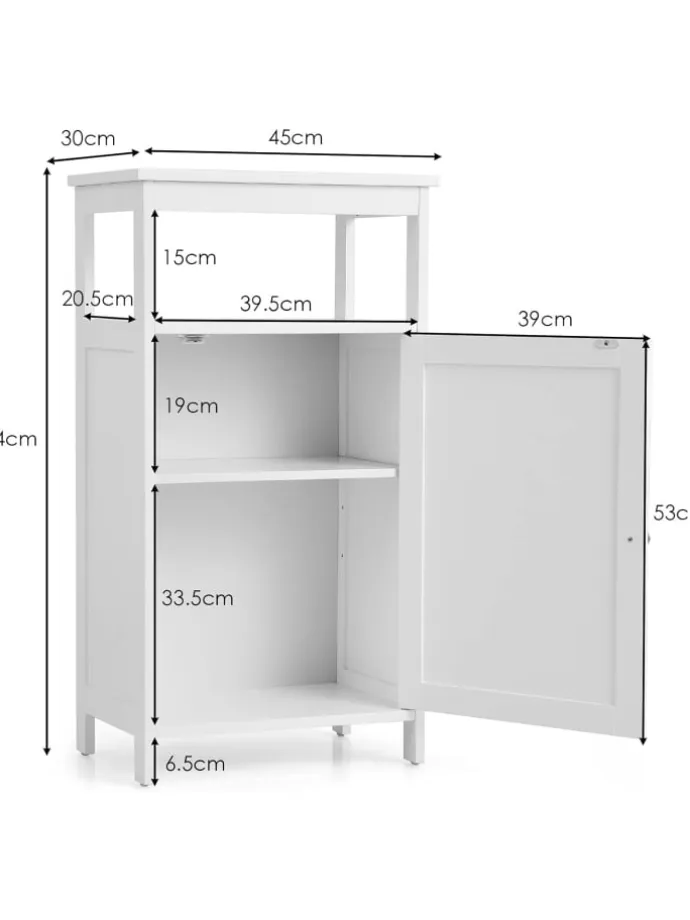 Badezimmerschrank in Weiß
