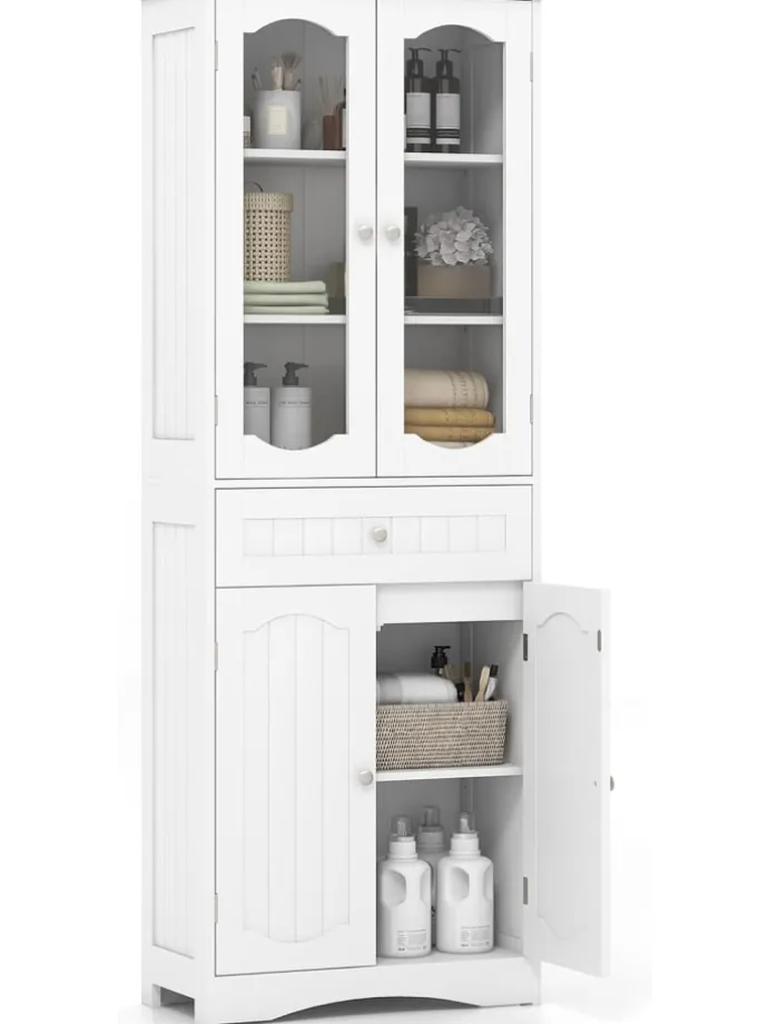 Badezimmerschrank in Weiß