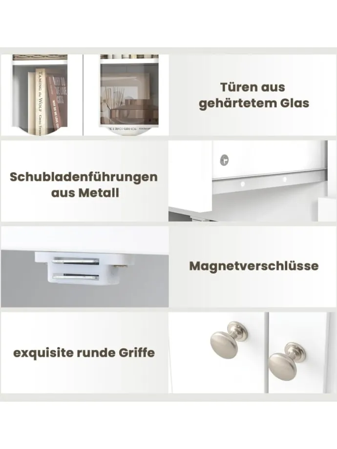 Badezimmerschrank in Weiß