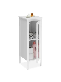 Badezimmerschrank in Weiß - (B)30 x (H)81 x (T)33 cm