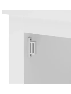 Badezimmerschrank in Weiß - (B)30 x (H)81 x (T)33 cm